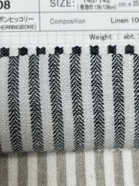 SBY7308 1/40 Hickory De Lino En Espiga[Fabrica Textil] SHIBAYA Foto secundaria