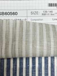 SB60560 Lino Longst &amp; Paraca Check[Fabrica Textil] SHIBAYA Foto secundaria