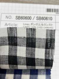 SB60600 Lino Vichy[Fabrica Textil] SHIBAYA Foto secundaria