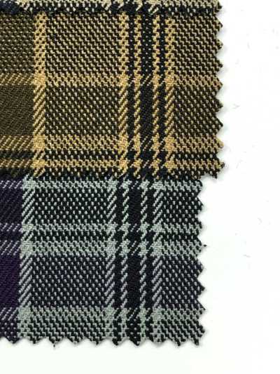 43462 [OUTLET] LANATEC (R) LEI Polyester Check Stretch[Fabrica Textil] SUNWELL Foto secundaria