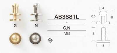 AB3881L Pieza Superior Tipo Tornillo AB3881L