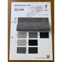 32100-10 Tweed lavable cuadro Glen bidireccional[Textil / Tela] SASAKISELLM Más fotos