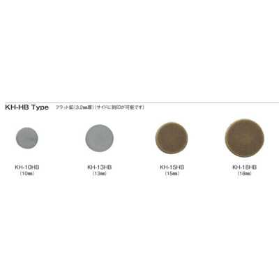 KH-HB Parte superior, plana, de 3,2 mm de grosor