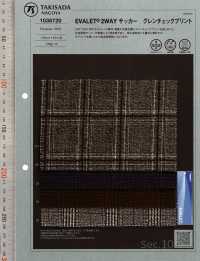 1038720 EVALET® 2WAY Seersucker Glen Check Pinta[Fabrica Textil] Takisada Nagoya Foto secundaria