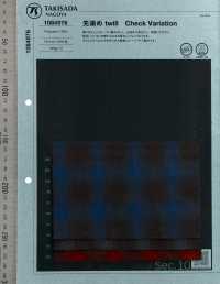 1084976 Variación De Cuadros De Sarga Teñida En Hilo[Fabrica Textil] Takisada Nagoya Foto secundaria