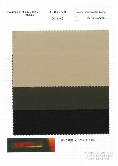 Thermolite Stretch Chino (revés cepillado)