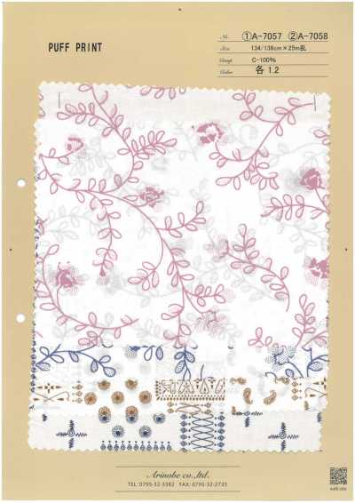 A-7057 Estampado puff