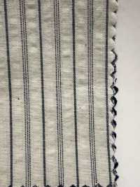 AN-9224 Seersucker De Trabajo índigo[Fabrica Textil] ARINOBE CO., LTD. Foto secundaria