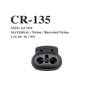 CR-135 Tope de cordón tipo nariz de cerdo de nailon reciclado para red de pesca