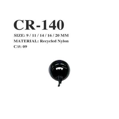 CR-140 Terminal para cordón de nailon reciclado de red de pesca, redondo
