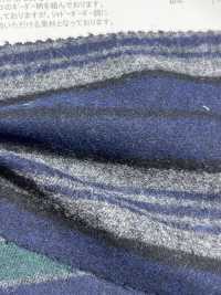AN-9273 Rayas Horizontales De Sarga De Algodón Y Lana[Fabrica Textil] ARINOBE CO., LTD. Foto secundaria