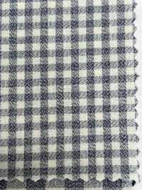 AN-9201 Cheque índigo Jaspeado Vichy[Fabrica Textil] ARINOBE CO., LTD. Foto secundaria