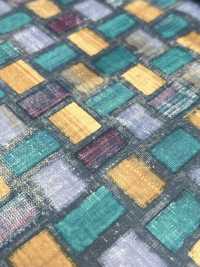 54032-3 Patrón De Mosaico De Impresión De Transferencia De Tejido De Enclavamiento Circular[Fabrica Textil] EMPRESA SAKURA Foto secundaria