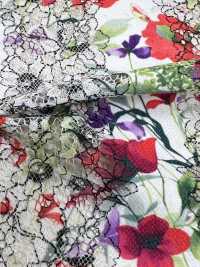 54033-4 Encaje Estampado Floral Mediano[Fabrica Textil] EMPRESA SAKURA Foto secundaria