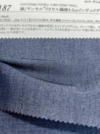 14187 Algodón/Tencel(TM) Lyocell Fiber 4.5oz Indigo Denim[Fabrica Textil] SUNWELL Foto secundaria