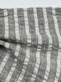 3014 Fruncido Lino Algodón Rayas[Fabrica Textil] Textil Fino Foto secundaria