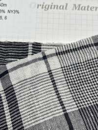 7680 Lino Algodón Cuadros[Fabrica Textil] Textil Fino Foto secundaria