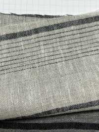 2457 Lino Jaspeado Rayas Horizontales Múltiples[Fabrica Textil] Textil Fino Foto secundaria