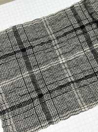 2379 Fruncido Cuadros Modal Lino[Fabrica Textil] Textil Fino Foto secundaria