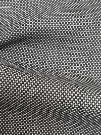 7212 Esquina De Lana Seda Blanco Y Negro[Fabrica Textil] Textil Fino Foto secundaria