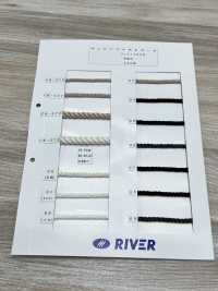 CK571 Cordón Retorcido De Algodón[Cordón De Cinta De Cinta] RIVER Subfoto