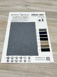 KS27407 Tejido Elástico Jaspeado Fresco Al Tacto[Fabrica Textil] Matsubara Subfoto