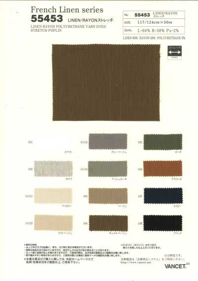 55453 Serie French Linen LINO/VISCOSA elástico