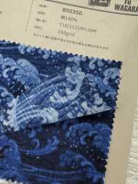 850350 SEVENBERRY® Tsumugi Shantung Patrón Japonés Estilo Denim[Fabrica Textil] VANCET Subfoto