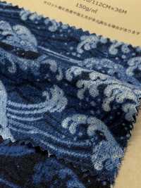 850350 SEVENBERRY® Tsumugi Shantung Patrón Japonés Estilo Denim[Fabrica Textil] VANCET Subfoto