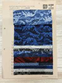 850350 SEVENBERRY® Tsumugi Shantung Patrón Japonés Estilo Denim[Fabrica Textil] VANCET Subfoto