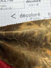 DCL758 Pantalón 16W Pana Decolore (Mura Bleach)[Fabrica Textil] Kumoi Beauty (Pana De Terciopelo Chubu) Foto secundaria