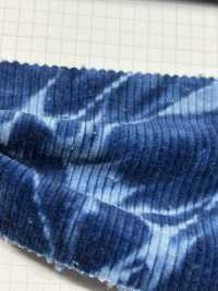 DCL708-ID Pantalón 9W Pana Decolore Indigo (Mura Bleach)[Fabrica Textil] Kumoi Beauty (Pana De Terciopelo Chubu) Foto secundaria