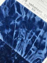 DCL128-ID Decorore Kanpachi Twill Weave Terciopelo Teñido índigo[Fabrica Textil] Kumoi Beauty (Pana De Terciopelo Chubu) Foto secundaria