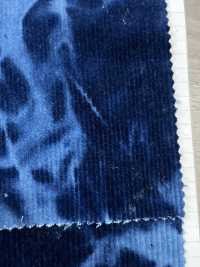 DCL298-ID Pantalón Elástico Decorore 16W Pana Teñido Añil[Fabrica Textil] Kumoi Beauty (Pana De Terciopelo Chubu) Foto secundaria