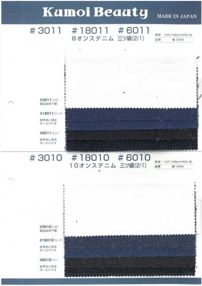 6011 Sarga denim de 8 oz (2/1)