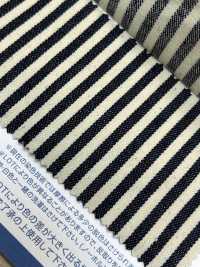 S4080 Tejido De Sarga Triple Hickory Stretch De 10 Oz (2/1)[Fabrica Textil] Kumoi Beauty (Pana De Terciopelo Chubu) Foto secundaria