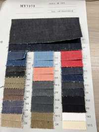 MY7373 Mezclilla De Color De 14 Oz[Fabrica Textil] Textil Yoshiwa Foto secundaria