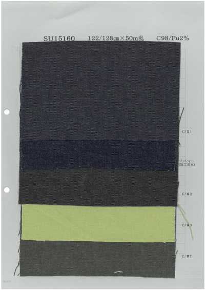 SU15160 Denim elástico de color 8 oz