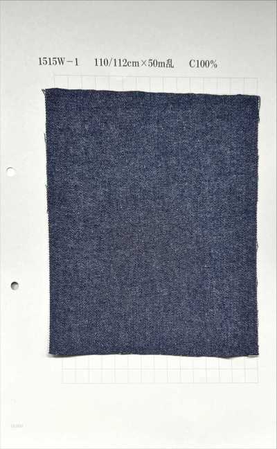 1515W Acabado lavado de denim de 8 oz