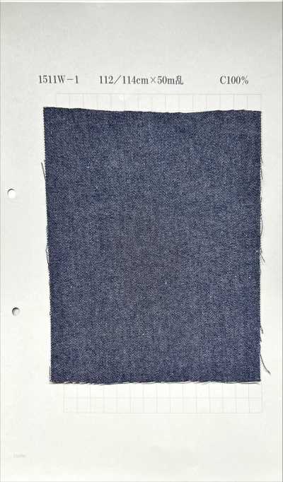1511W Acabado de lavado denim 10 oz