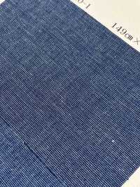 22280-1 Cheque De Alfiler índigo[Fabrica Textil] Textil Yoshiwa Foto secundaria