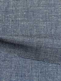 22280-1 Cheque De Alfiler índigo[Fabrica Textil] Textil Yoshiwa Foto secundaria