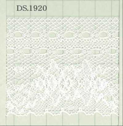 DS1920 Encaje de algodón Ancho: 63 mm