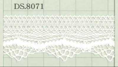 DS8071 Encaje de algodón Ancho: 23 mm