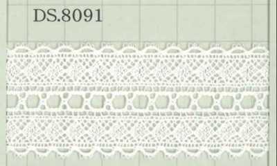 Encaje de algodón Ancho: 33 mm