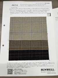 46214 <Mona Luce> Cuadros Escoceses De Sarga Bidireccional Teñidos En Hilo[Fabrica Textil] SUNWELL Foto secundaria