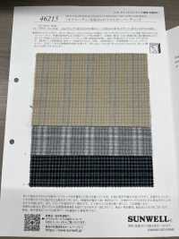 46215 <Mona Luce> Over Check De Sarga Bidireccional Teñida En Hilo[Fabrica Textil] SUNWELL Foto secundaria