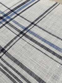 A-7072 Cuadros De Lino Suave[Fabrica Textil] ARINOBE CO., LTD. Foto secundaria