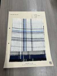 A-7072 Cuadros De Lino Suave[Fabrica Textil] ARINOBE CO., LTD. Foto secundaria