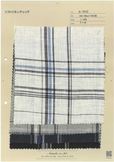 A-7072 Cuadros de lino suave